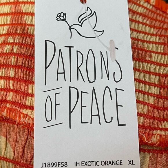 Patrons of Peace Mango and Cream Jumpsuit pool at a try - Picture 6 of 9